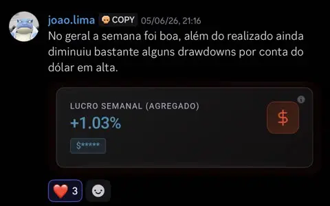 Print de WhatsApp de aluno