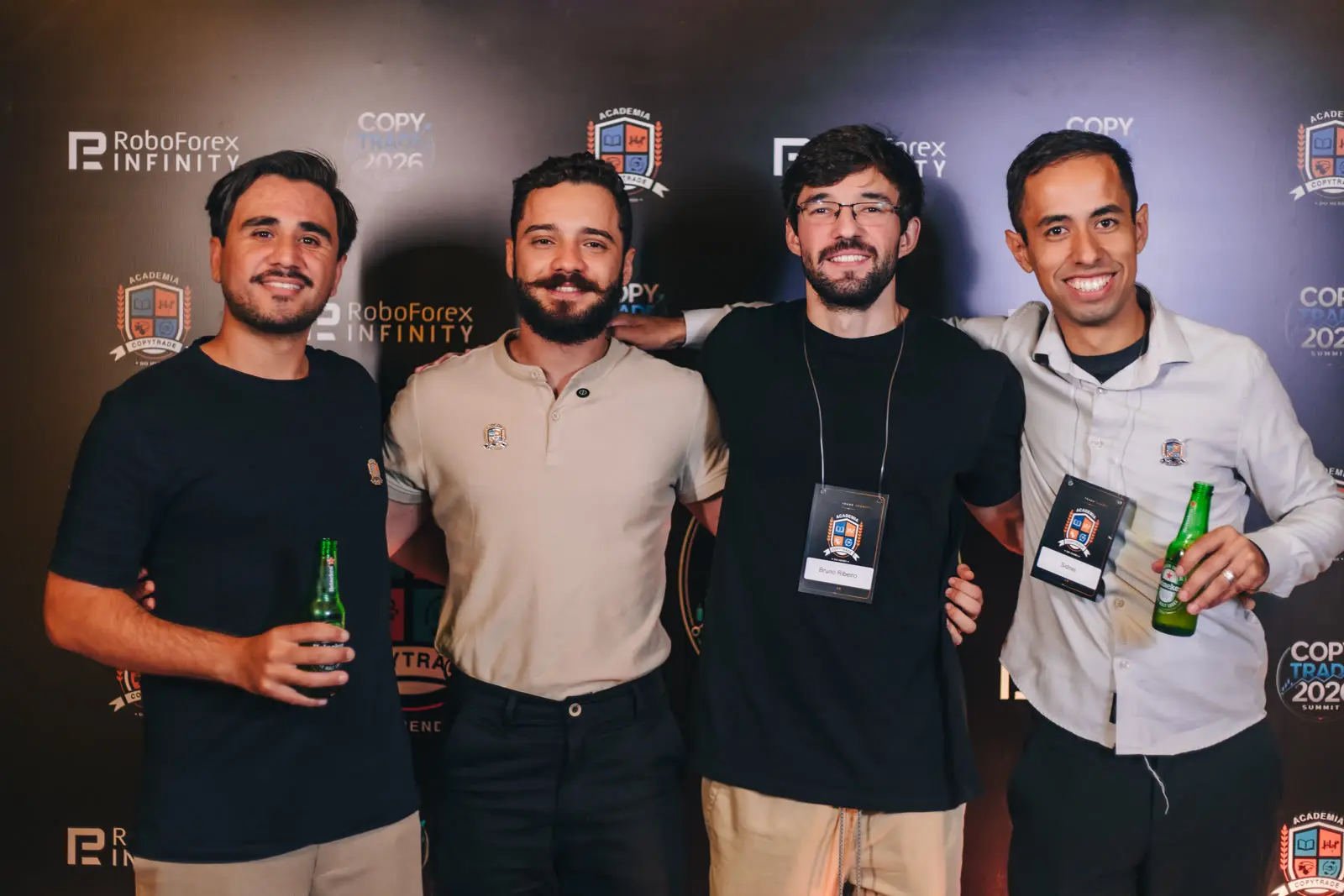 Alunos da Academia reunidos no Copy Trade Summit